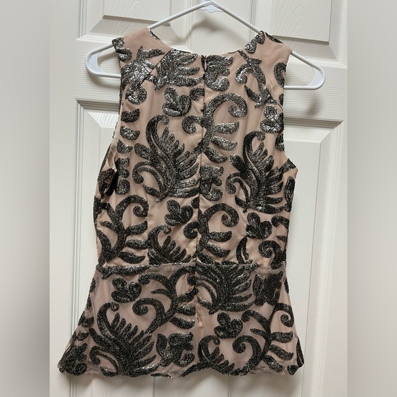 Greylin Anthropologie Embelished Peplum Top - Picture 3 of 3